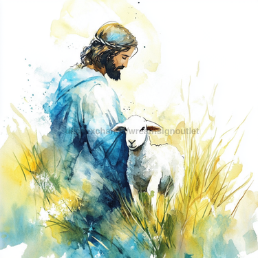 Religious Easter Sign, DCO-13474, Sign For Wreath, 10x10